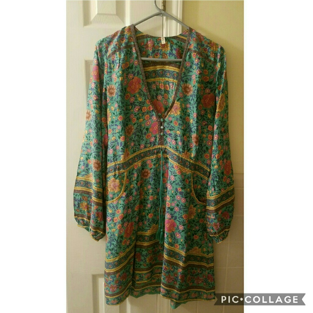 Folk Town Playdress Turquoise
